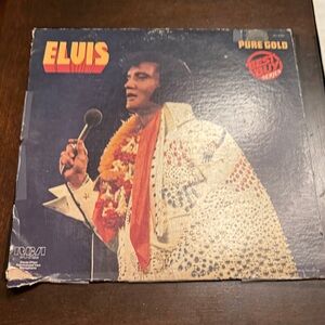 Elvis Pure Gold Vinyl Record vintage